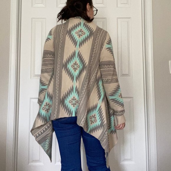 Boho Tribal Cardigan - Picture 2 of 4